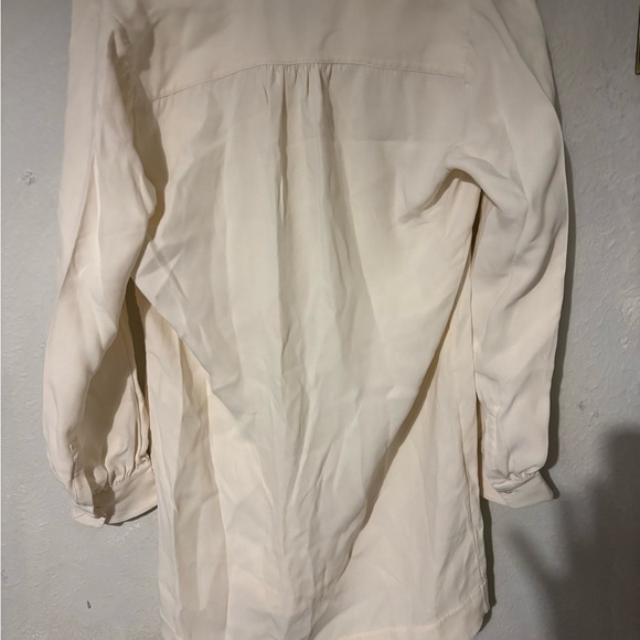 Nili Lotan Elegant White Long Sleeve Dress - Picture 3 of 7